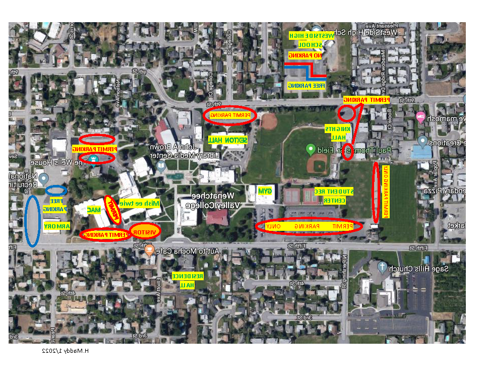 外围足球校园停车场的地图